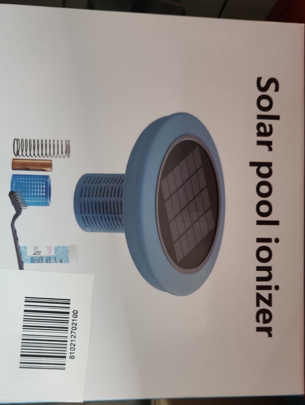 Blue Solar Pool Ionizer - Reliable Solar-Powered Pool Cleaner